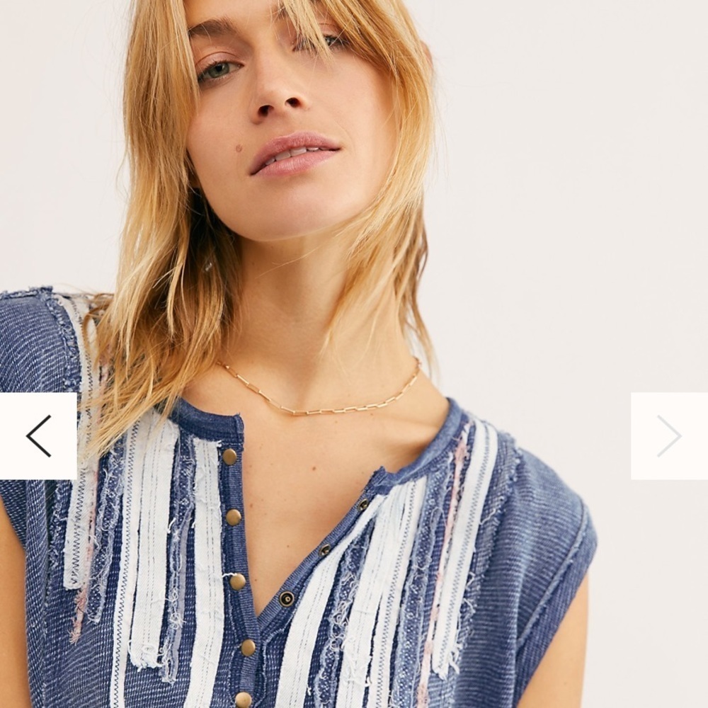 NEW Free People Harvey Muscle Distressed Oversized Tank Top Shirt M - Picture 7 of 15